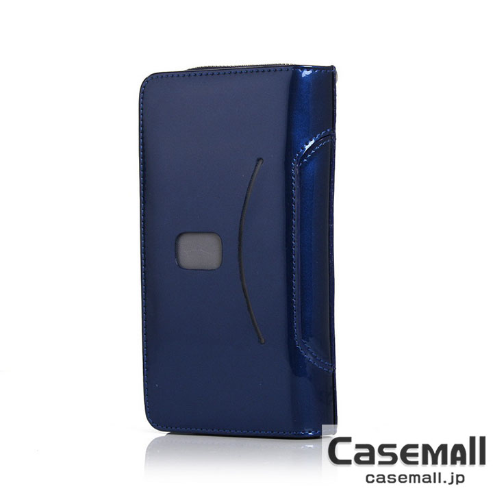 ミラー付き iphone14plus財布ケース シャネル