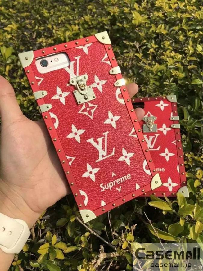 LOUIS VUITTONｘSUPREME iphone7plusケース