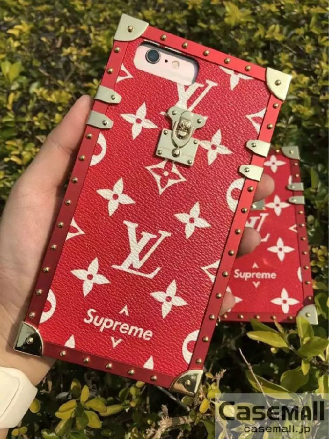 LOUIS VUITTONｘSUPREME iphone Xケース