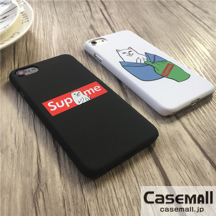 supreme iphone8plusケース ネコ