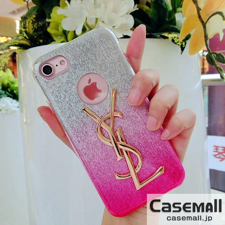 サンローラン iPhone7ケース ピンク