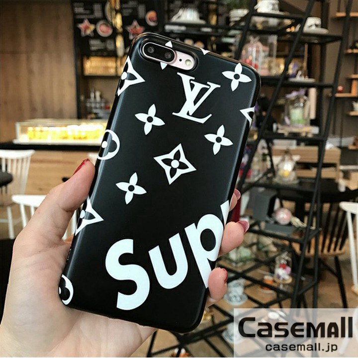 ヴィトン シュプリーム iphone8plusケース