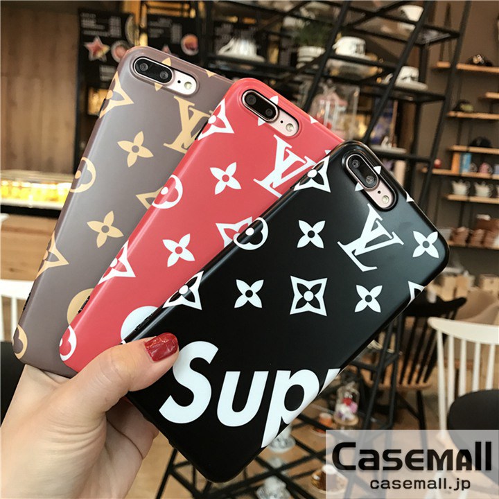 LV Supreme iPhone7plusケース ペア