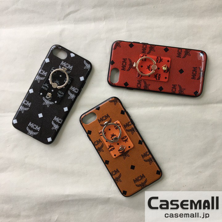 MCM iphone8ケース リングスタンド付き