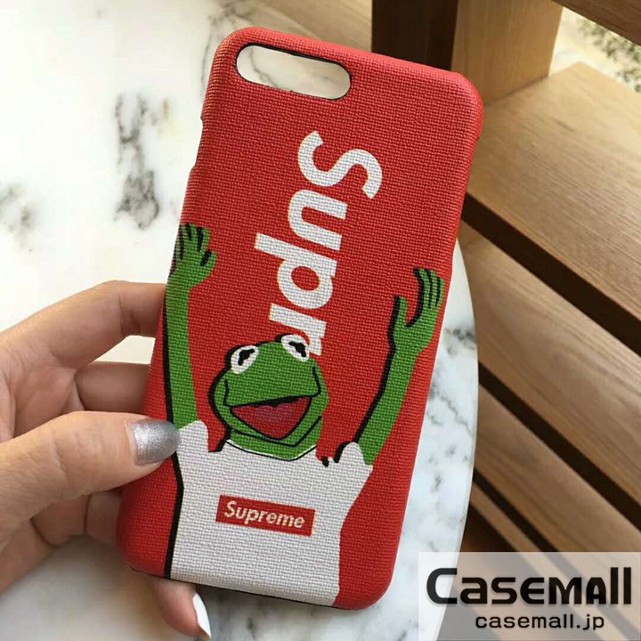 supreme iphone8plusケース カエル