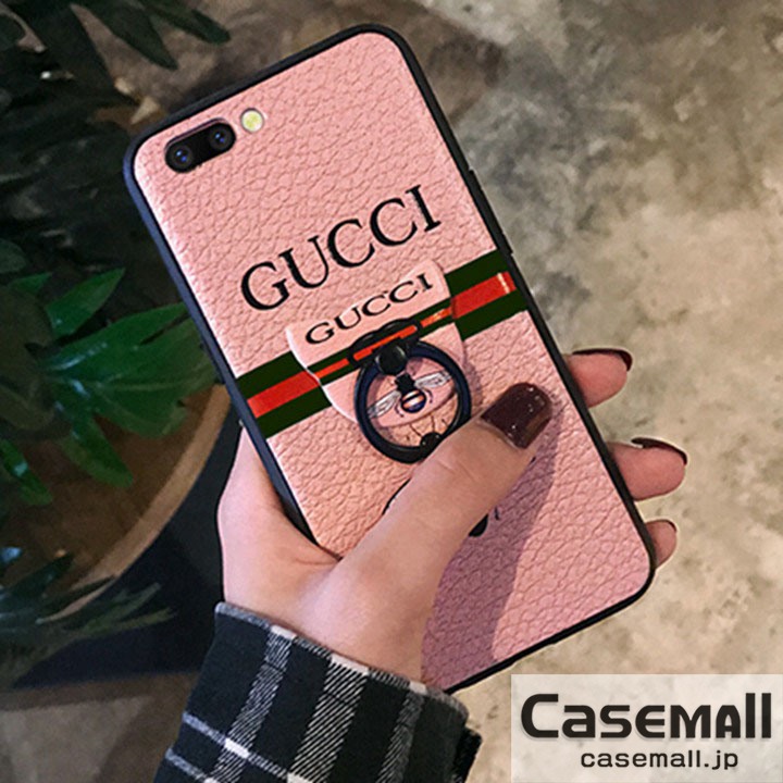 iphone8 ケース GUCCI リング付き