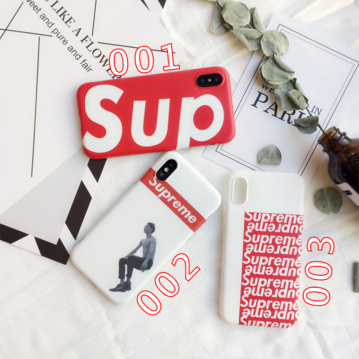 Supreme iphoneX ケース シンプル