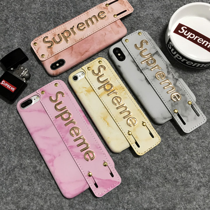 supreme iphone8ケース ベルト付き