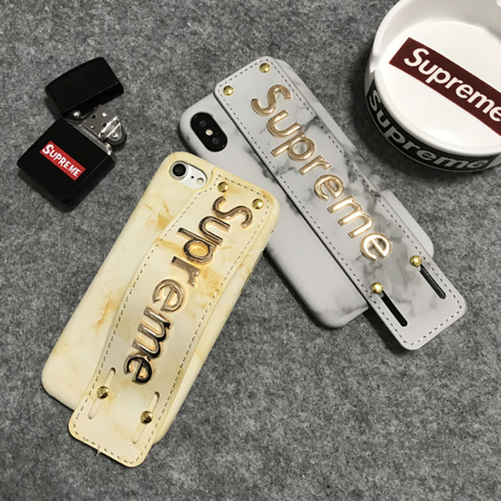 supreme iphonex ケース スタンド付き