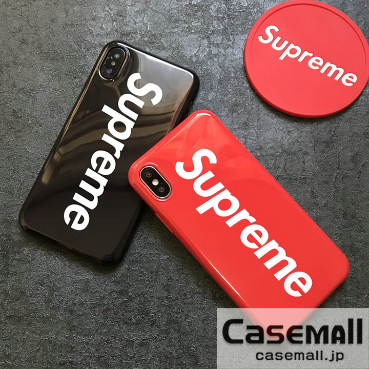 supreme iphonex ケース シンプル