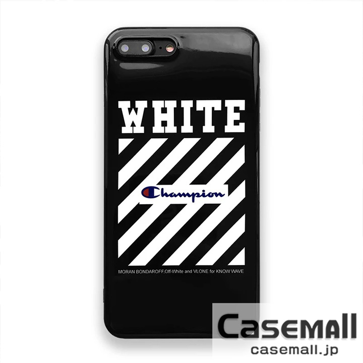 オフホワイト x チャンピオン iphoneケース