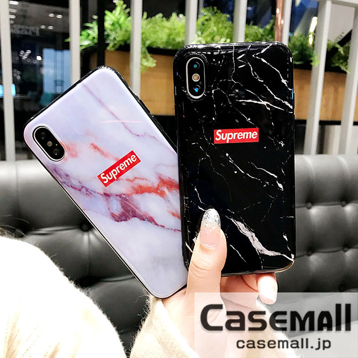 supreme iphone8plusケース リングスタンド付き