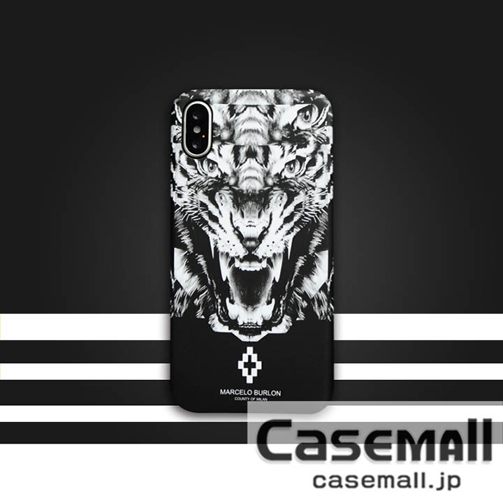 MARCELO BURLON iPhoneX ハードケース 虎