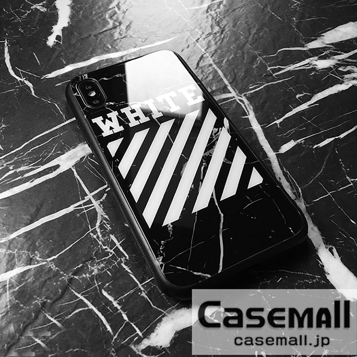 off white iphone7plus ケース ガラス