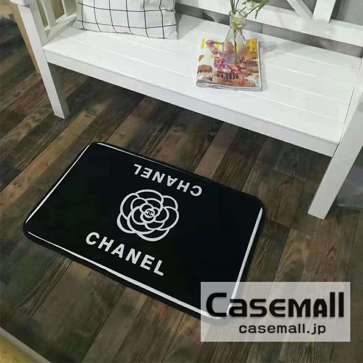 CHANEL 玄関マット カメリア