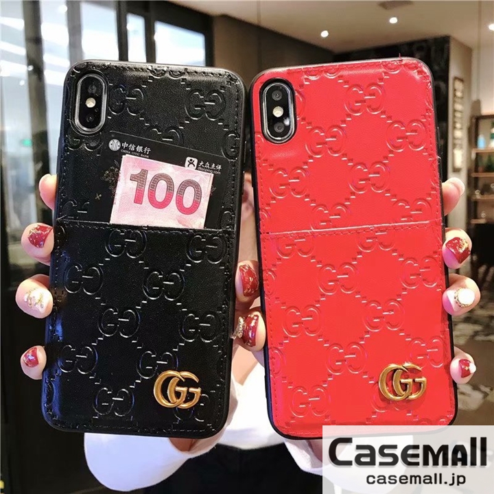 GUCCI iPhoneXS Max カバー カード収納