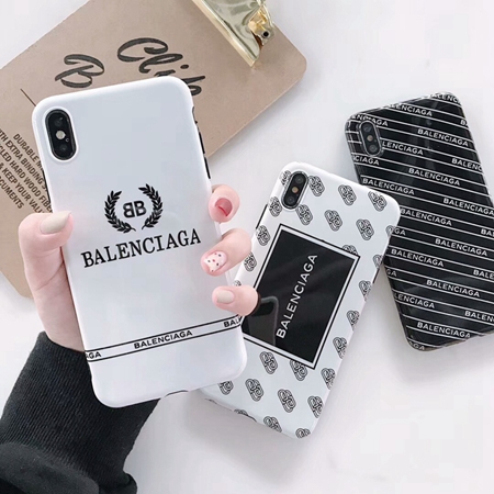 Balenciaga iphonexrケース つや有り バレンシアガ おしゃれ 可愛い 送料無料