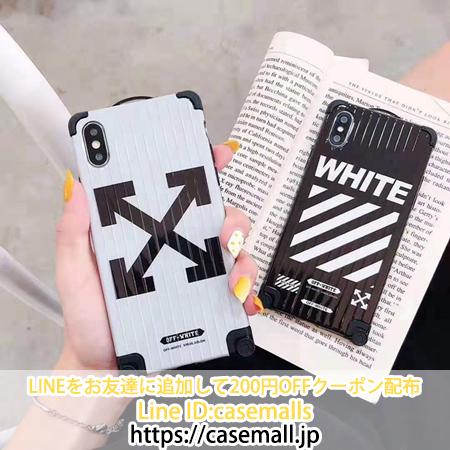 OFF WHITE iPhoneX ケース スーツケース式 iphonexs maxカバー iphonexsケース