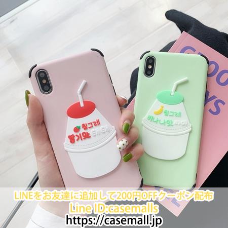 iPhoneXケース 可愛い アイフォンXs/Xs Max 保護カバー ピンク 浅萌黄色