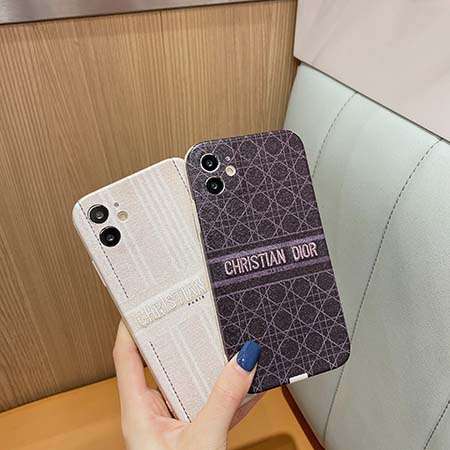 CHRISTIAN DIOR英字刺繍 iphone12ケース