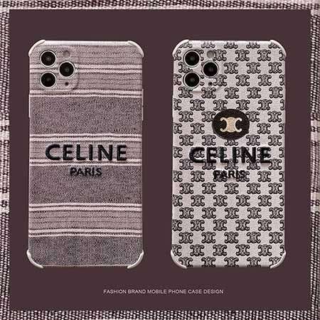 iphone8 Plus スマホケース Celine ロゴ付き