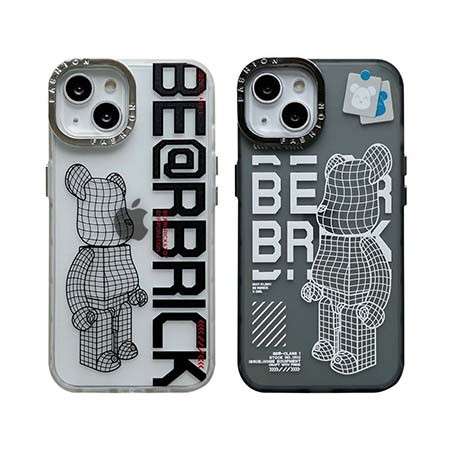 iPhone 14Pro ケース 半透明 Bearbrick