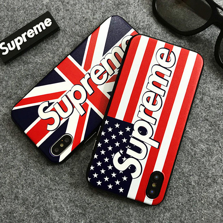 supreme iphone8plusケース 星条旗
