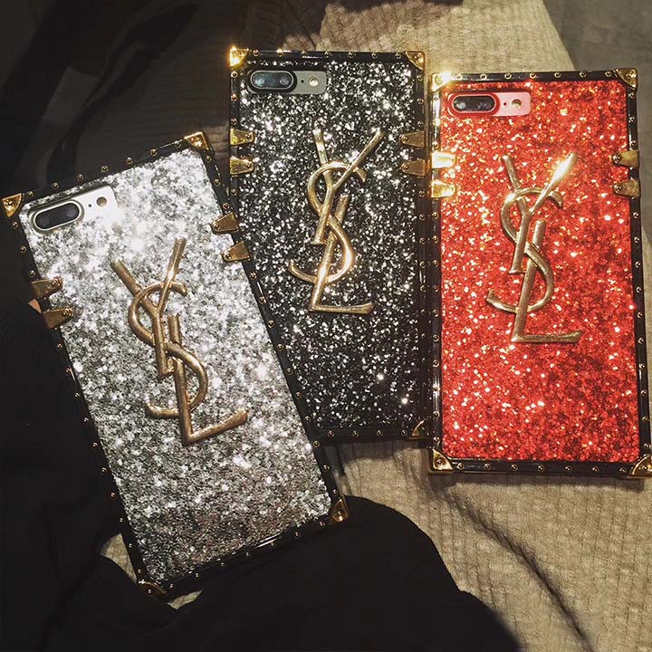 YSL キラキラ iphone8ケース トランク