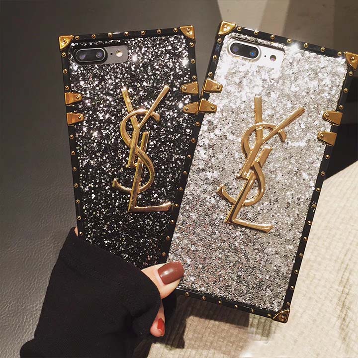 YSL iphone7ケース トランク キラキラ 