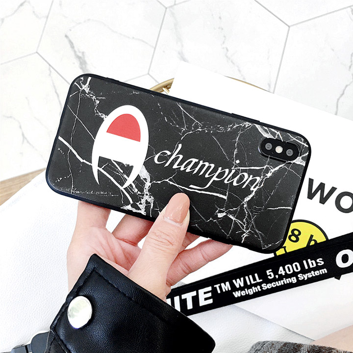 チャンピオン iphone7plusケース ネックストラップ