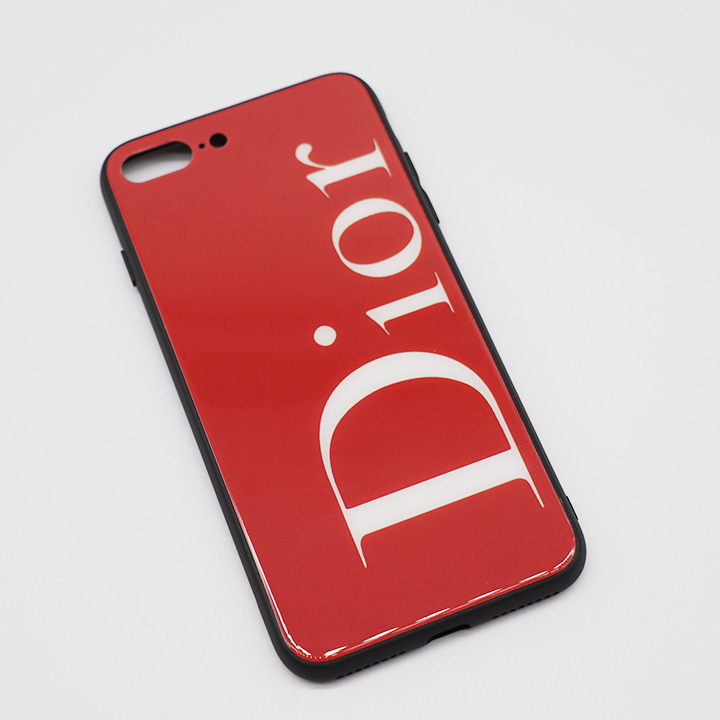 dior iphone8ケース ジャケット型 背面ガラス