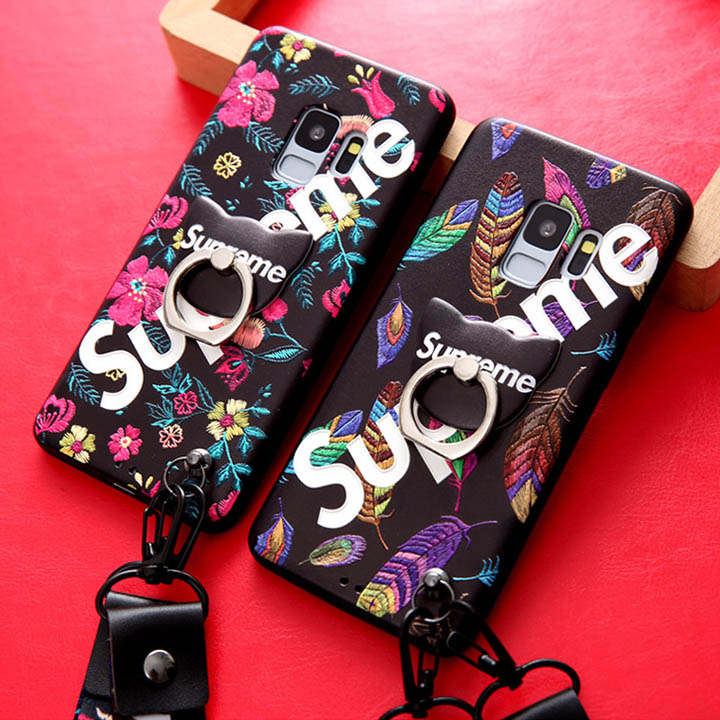 SUPREME GALAXY S9ケース リングホルダー付き