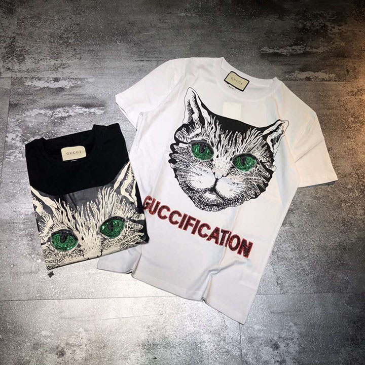 グッチ Tシャツ 猫
