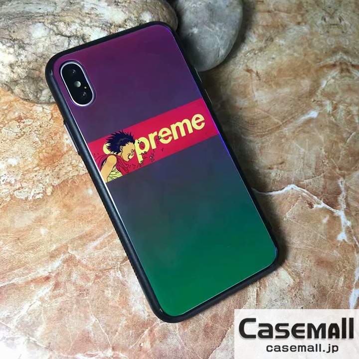 supreme iphonexs ケース 背面ガラス