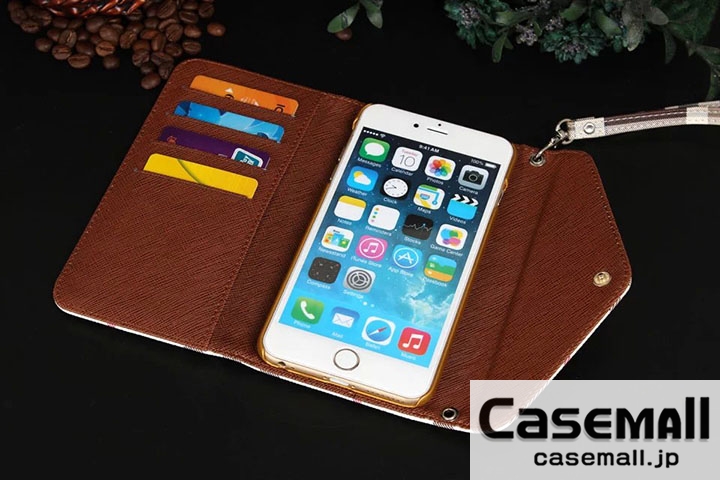 バーバリー風 iPhone14 ケース 財布型