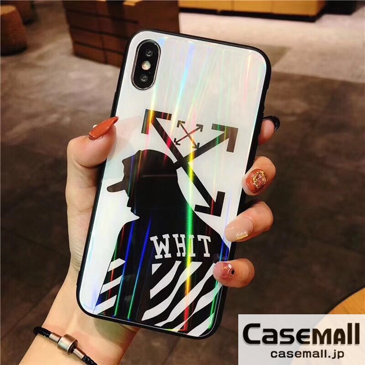 OFF WHITE iPhoneXr ケース ガラス