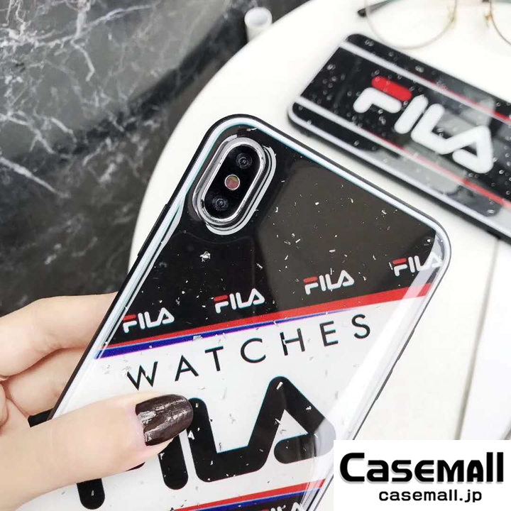 iphone8 plus ケース fila スポーツ風