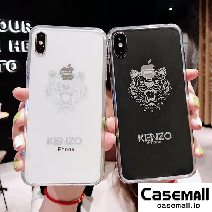 KENZO ケンゾー iPhone8 ケース 強化ガラス製