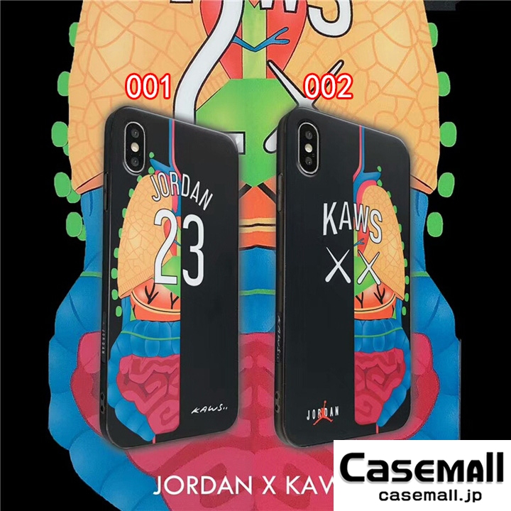 KAWS x Air jordan iPhonexs 保護カバー 個性的