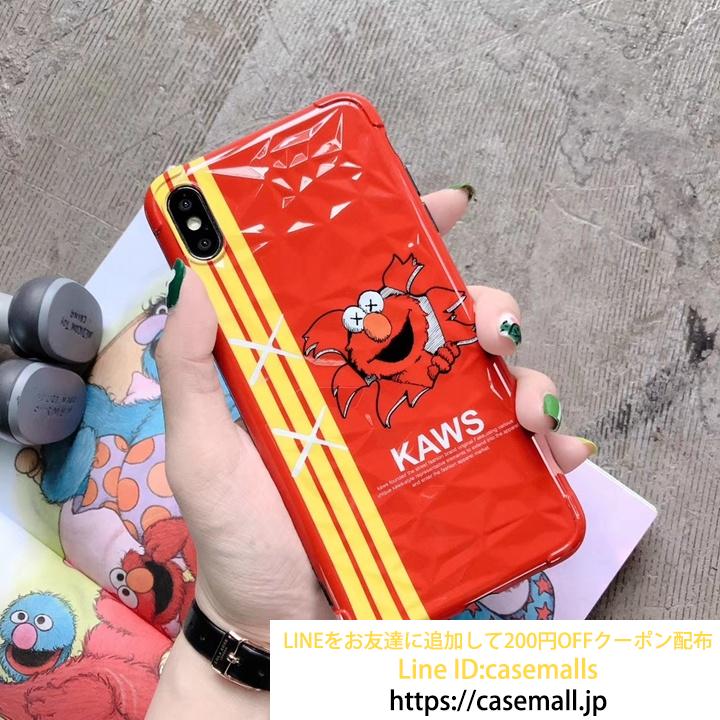 KAWS iphonexs max スマホカバー パロディ風