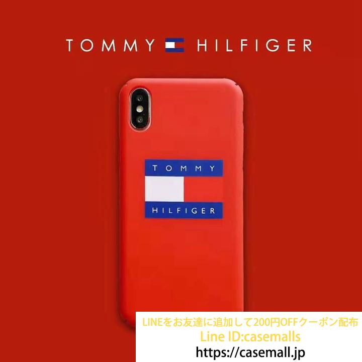 iPhoneXs 携帯カバー TOMMY HILFIGER ホワイト