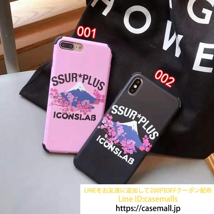 iPhone11PRO カバー SSUR*PLUS 桜 富士山