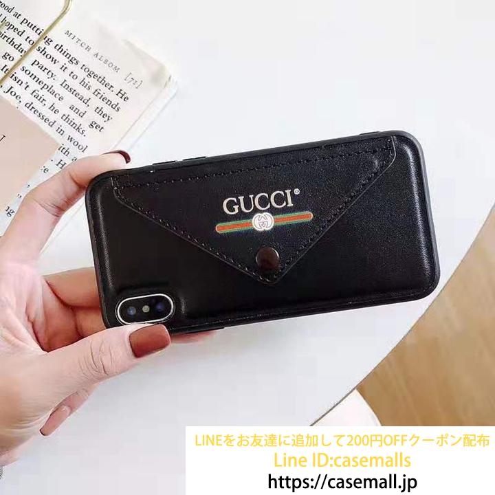 iPhone 11pro maxケース カード収納 Gucci