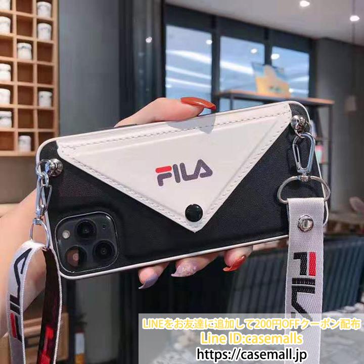 FILA アイフォン11pro max カバー ショルダー