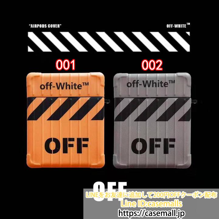 Off White Airpodsケース 定番ロゴ