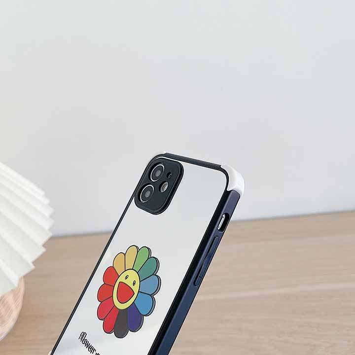 iPhone 13 mini/13 pro maxロゴ付き携帯ケースMurakami Sunflower