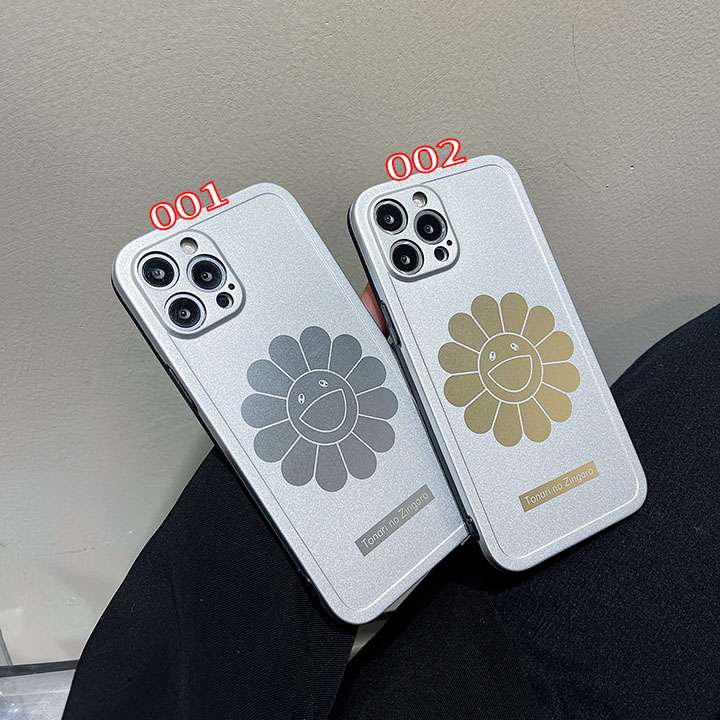 シンプル風iphone12 pro/12 miniカバーMurakami Sunflower