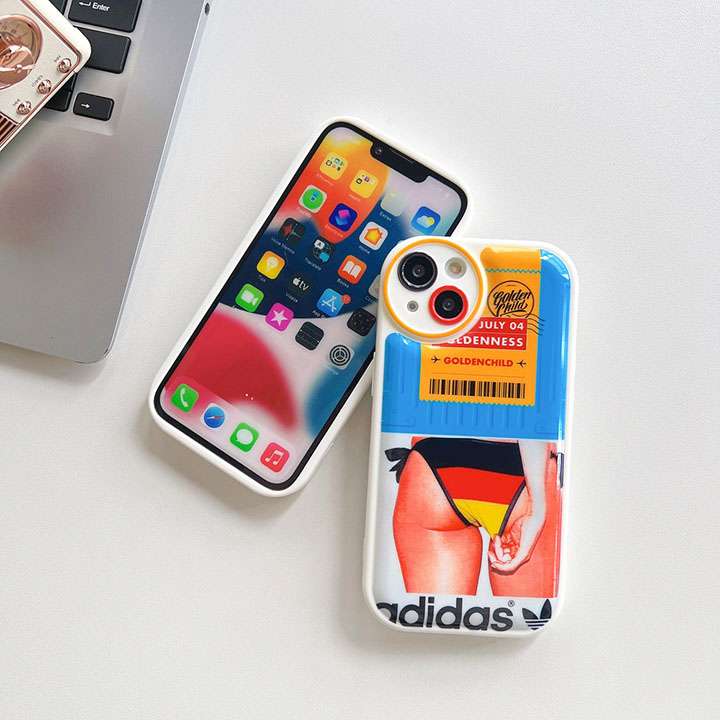 流行り iPhone 13Pro 携帯ケース Adidas