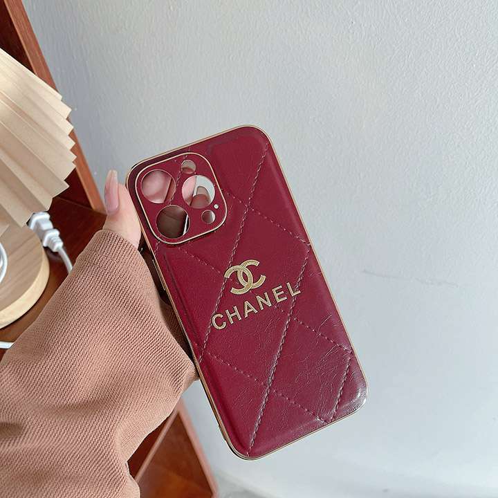 アイフォーン14 max Chanelアーガイルチェックケース