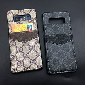 グッチ Galaxy Note9 ケース 背面 カード収納 